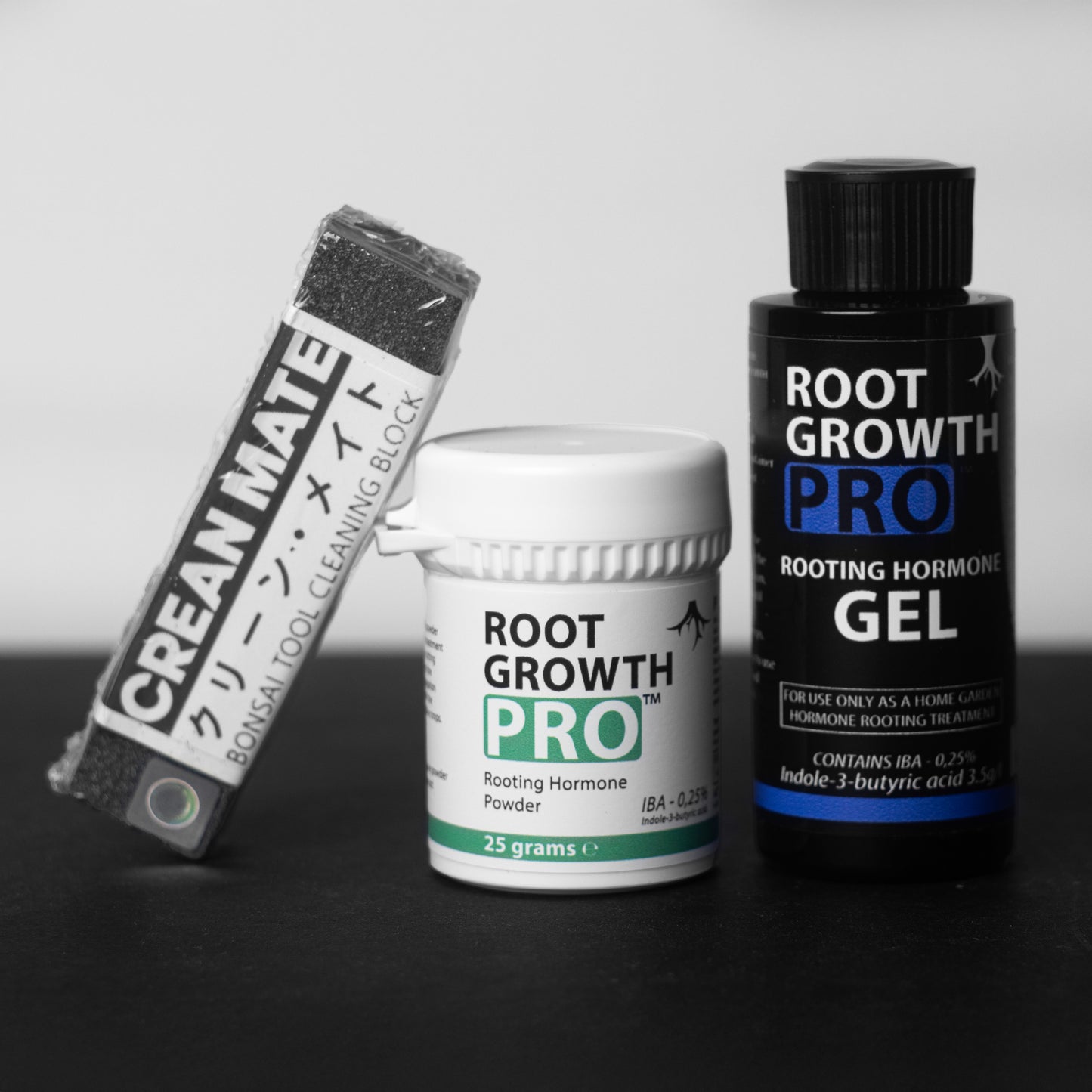 Bonsai Care Bundle, Crean Mate for Bonsai, Rooting Powder with IBA for Bonsai, Rooting Gel with IBA Hormone for Bonsai