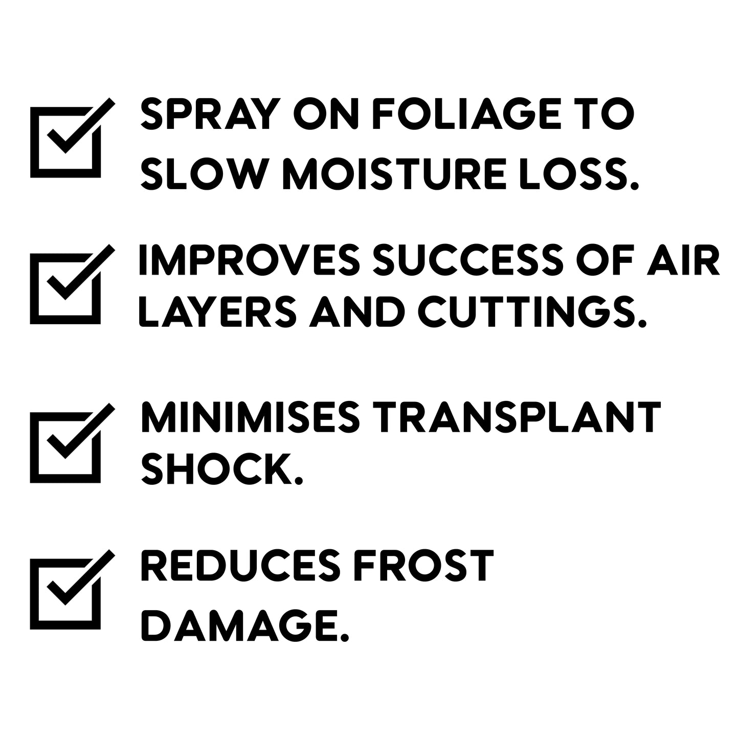 Anti Transpirant for Bonsai, INFO 2