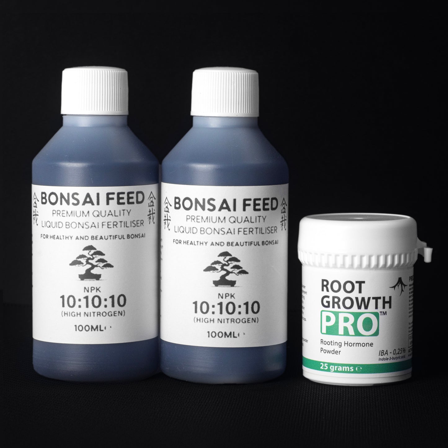 Bonsai Care Bundle, Bonsai feed, Rooting Hormone Powder