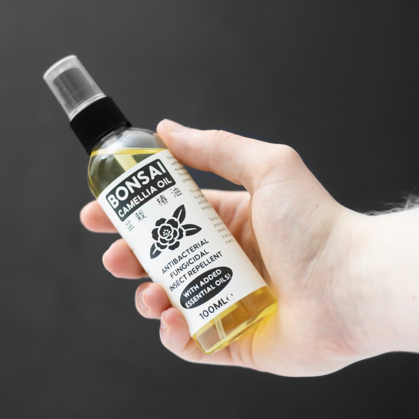 Bonsai Camellia Oil with Beneficial Essential Oils - 100ml