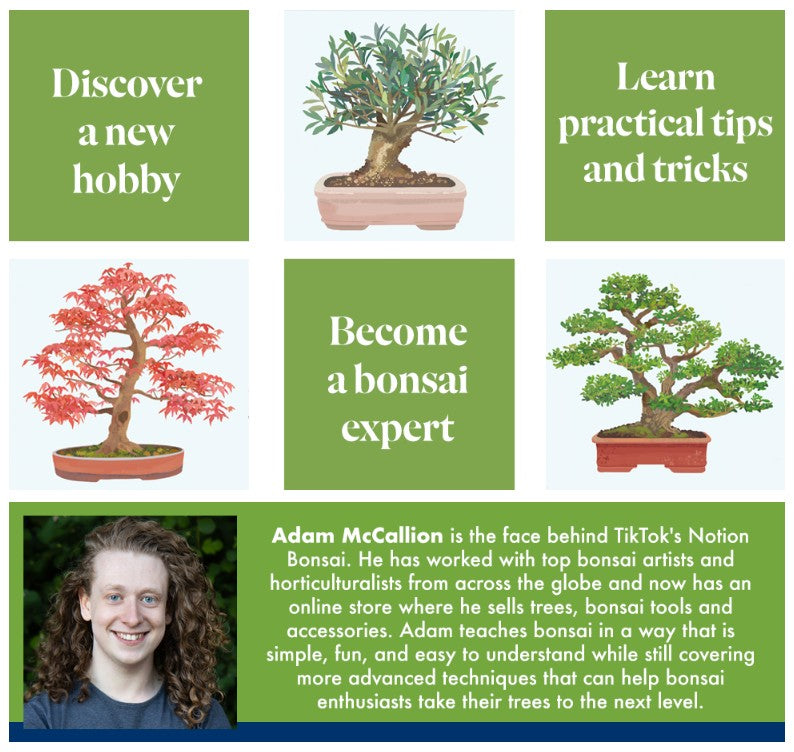 The Happy Bonsai Handbook by Adam McCallion (Signed Hardcover)