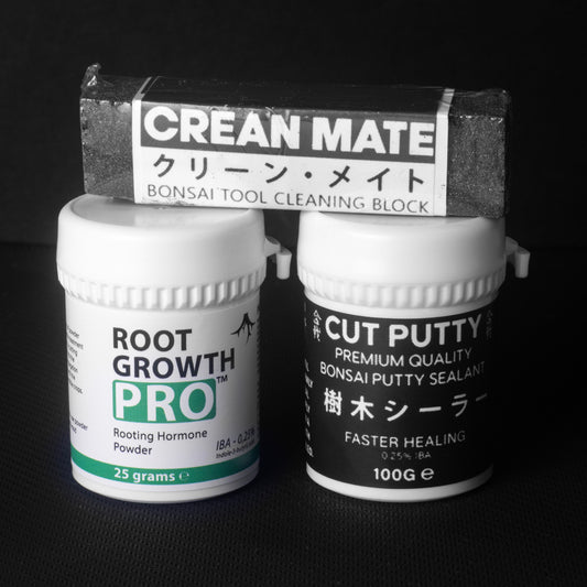 Bonsai Bundle, Rooting Powder with IBA, Bonsai Cut Putty Grey